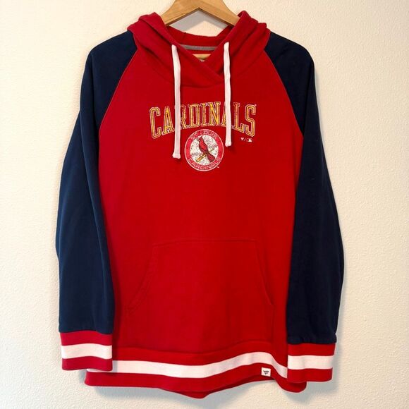 St. Louis Cardinals STL Fanatics Hooded Sweatshirt Size XL - Picture 1 of 8